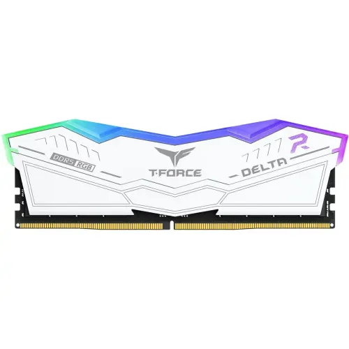 [0001643] TEAM T-FORCE DELTA RGB White 16GB 6000MHz DDR5 Gaming RAM
