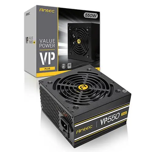 [00912] Antec VP550 Plus 550W Non Modular Power Supply
