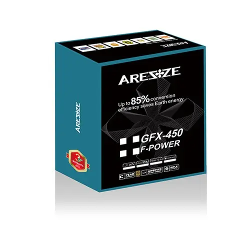 [0001697]  Aresze GFX-450 80Plus 450 Watt Bronze Power Supply