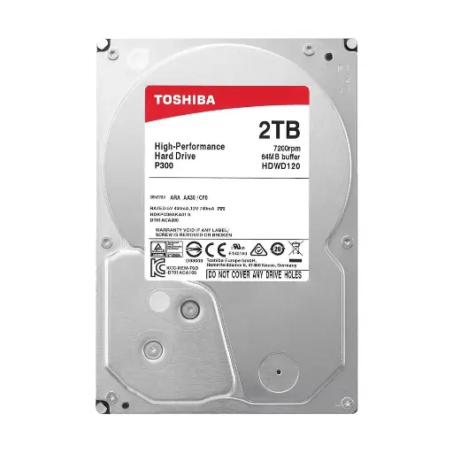 [05768] TOSHIBA 7200RPM 2TB Desktop Hard disk #HDWD120UZSVA