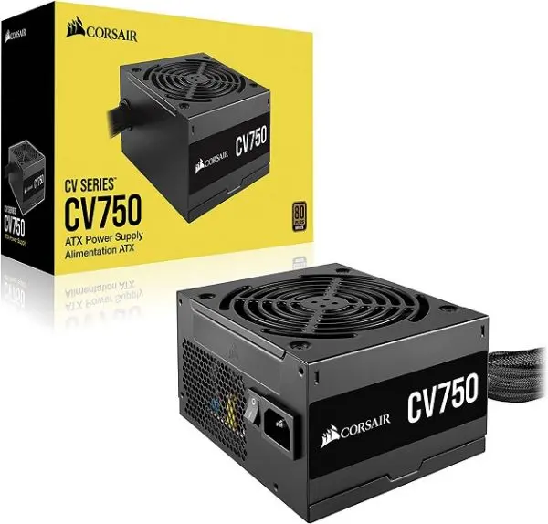 Corsair CV750 750 Watt 80 Plus Bronze Certified Power Supply