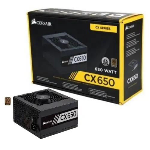 [0001732] Corsair CX Series CX650 650W 80 PLUS Bronze ATX Power Supply