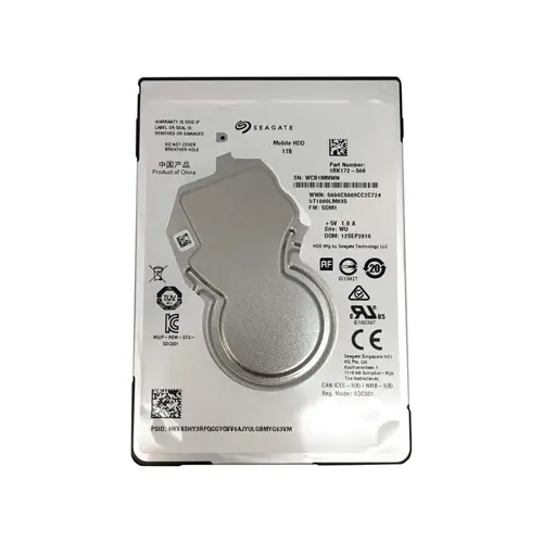 [0001744] Seagate 1TB 2.5 INCH SATA 5400RPM LAPTOP HDD 