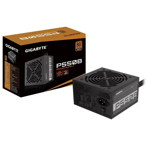 [0001748] GIGABYTE P550B 550W 80 Plus Bronze Certified Power Supply