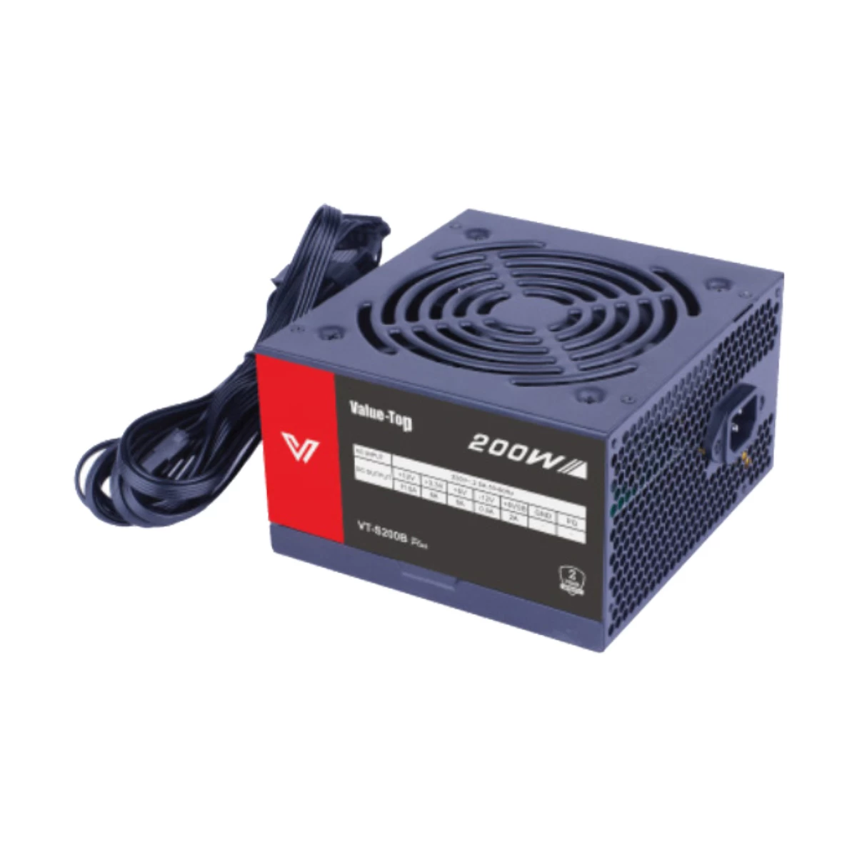 Value Top VT-S200B Plus Real 200W PSU