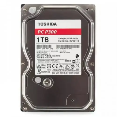 [05786] TOSHIBA P300 1TB Desktop PC Internal Hard Drive #HDWD110UZSVA