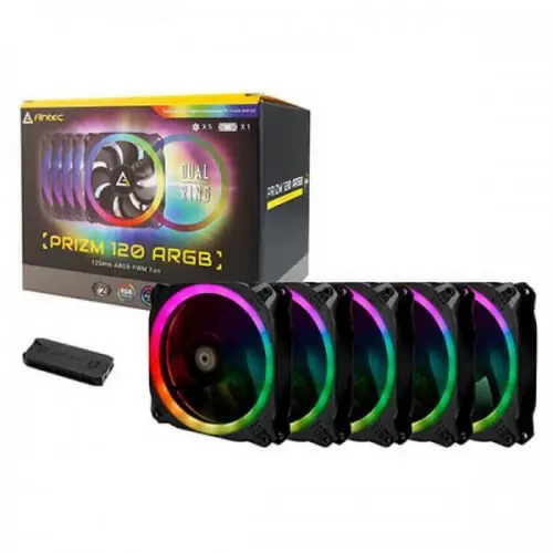 [00908] Antec Prizm 120 ARGB 5+C Cooling Fan