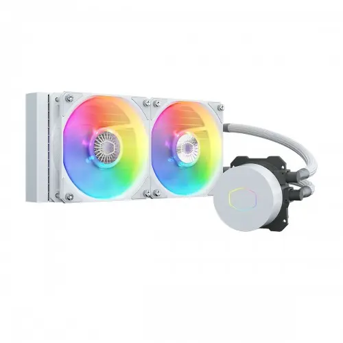 [0002194] Cooler Master MasterLiquid ML240L V2 ARGB White Edition CPU Liquid Cooler