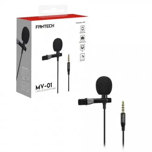 [0000180] Fantech MV-01 3.5mm Lavalier Microphone 