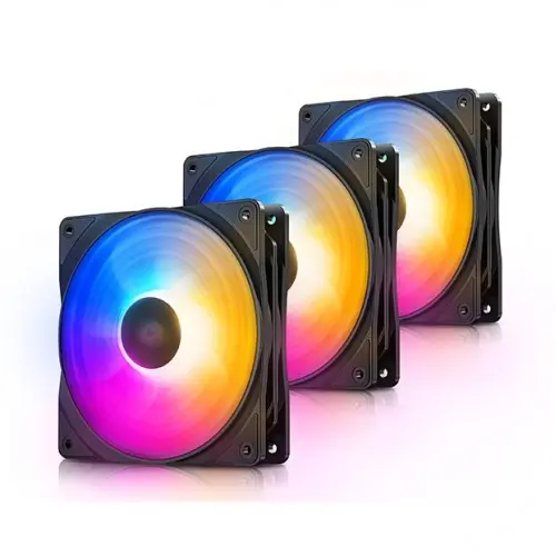 [02013] DeepCool RF120 FS 120mm LED Case Fan 3-in-1 Pack