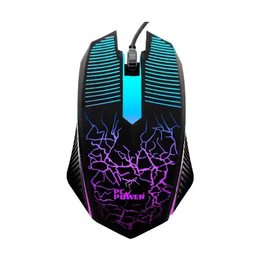 [05038] Pc Power PCGMG17 Wired Black Gaming Mouse