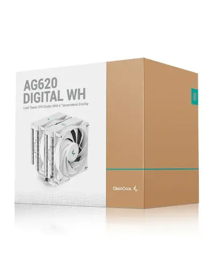 [0002746] DeepCool AG620 WH ARGB Dual-Tower 120mm CPU Air Cooler