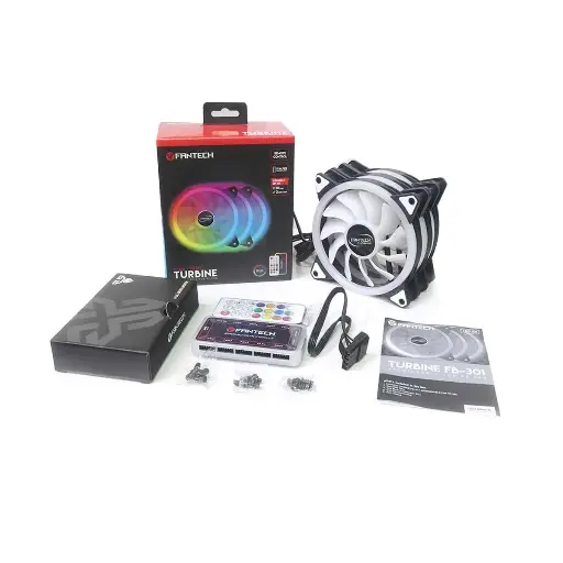 [0002878] Fantech Turbine FB-301 120mm RGB (3 in 1) Casing Cooling Fan