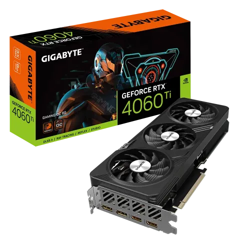 [0000184] GIGABYTE GeForce RTX 4060 Ti GAMING OC 8G GDDR6 Graphics Card