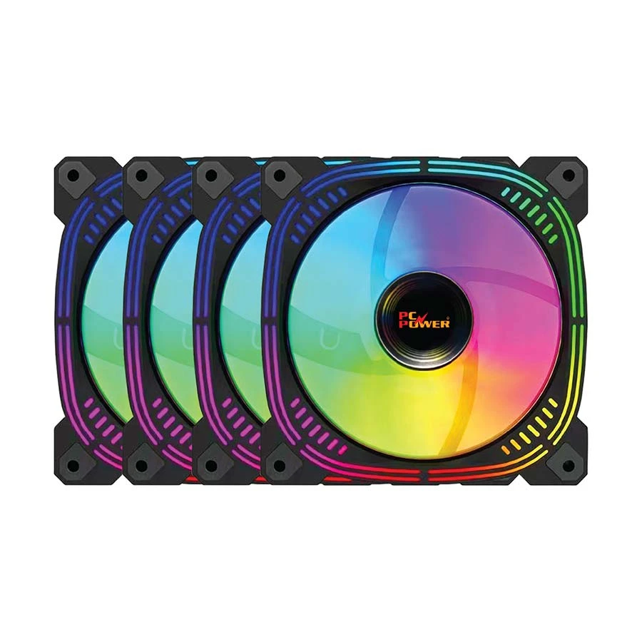 Pc Power Irish Spectrum F20 BK 120mm ARGB (4xFAN) Black Casing Cooling Fan