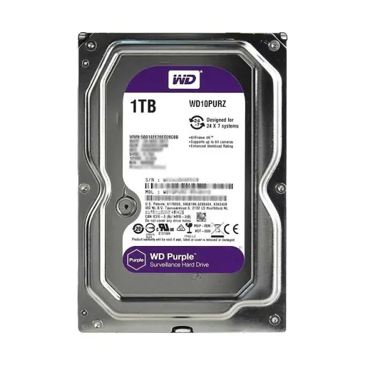 [07345] Western DIGITAL 1TB SATA PURPLE DESKTOP HARD DISK DRIVE #WD10PURZ