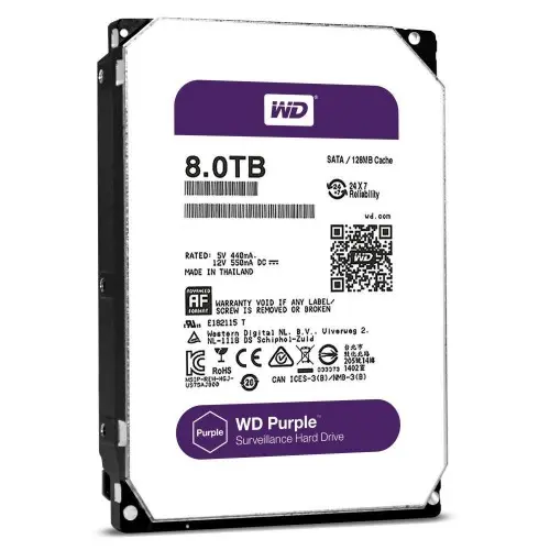 [07351] Western Digital 8TB 3.5" PURPLE HDD
