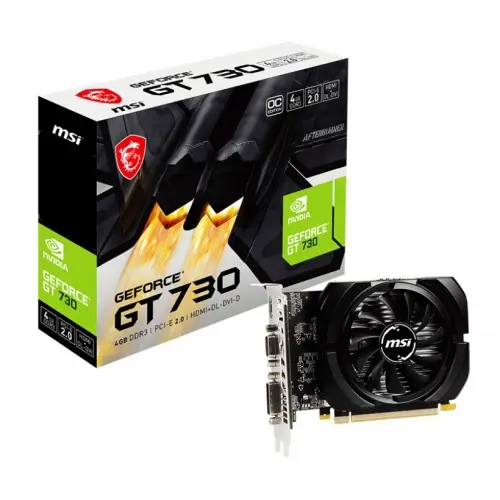 [0000191] MSI GeForce GT 730 4GB DDR3 PCI Express 2.0 Graphics Card