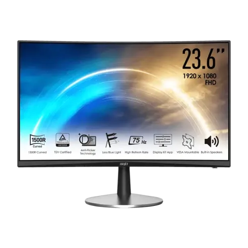 [04221] MSI PRO MP242C 23.6" FHD Curved Monitor with Built-in Speakers