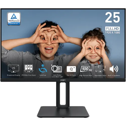 [0003803] MSI PRO MP251P 24.5" 100Hz 1ms FHD IPS Monitor