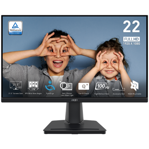 [0003837] MSI PRO MP225 21.5" 100Hz IPS FHD Monitor