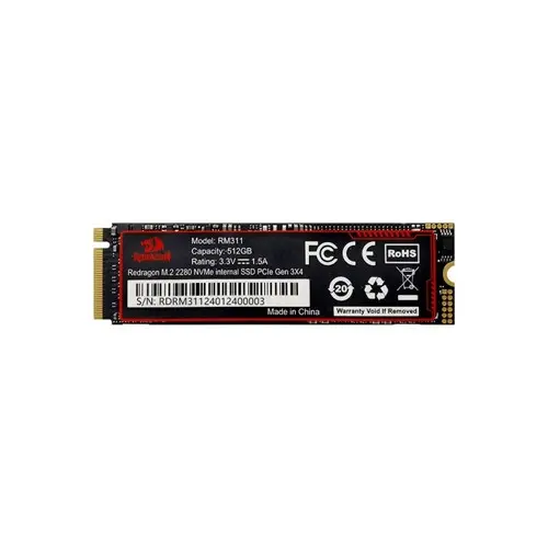 [0004145] Redragon RM311 512GB PCIE GEN 3.0 M.2 NVME SSD 