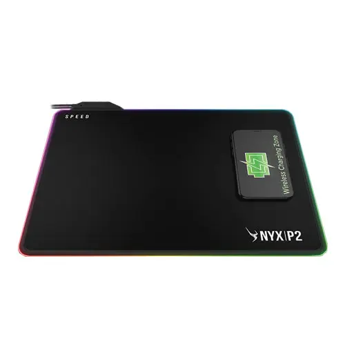 [02774] Gamdias NYX P2 Wireless Charging RGB Mouse Mat