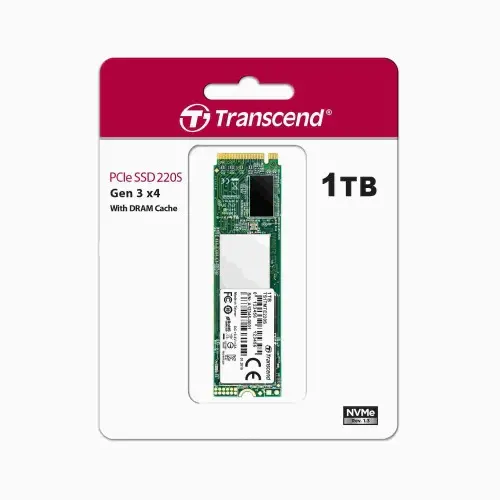 [06205] Transcend SSD220S 1TB M.2 PCIe Gen3 x4 SSD