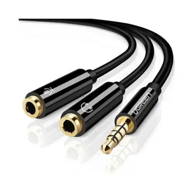 [0004256] UGREEN AV141 (30620) 3.5mm Male To Dual 3.5mm Female Headset Splitter