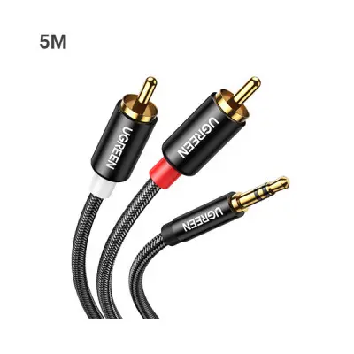 [06391] UGREEN AV116 (10591) 3.5mm to 2x RCA Cable - 5M