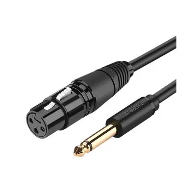 [0004300] UGREEN AV131 (20720) 6.5mm to Cannon Female AV Cable - 3M