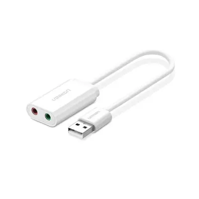 [06846] UGREEN US205 (30143) USB 2.0 External Sound Adapter - White