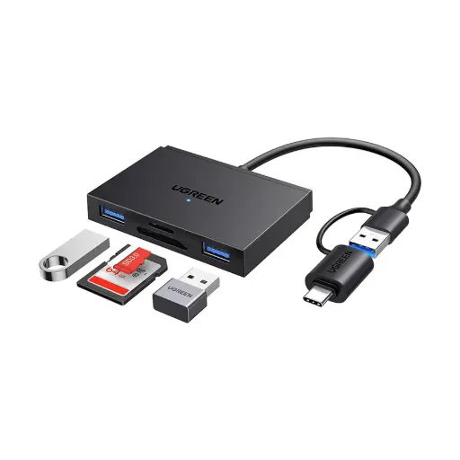 [06561] UGREEN CM812 (45167) 4-in-1 Multi Function Card Reader