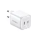 [06446] UGREEN CD294 (15327) NEXODE 45W Dual USB-C GaN Fast Charger - White