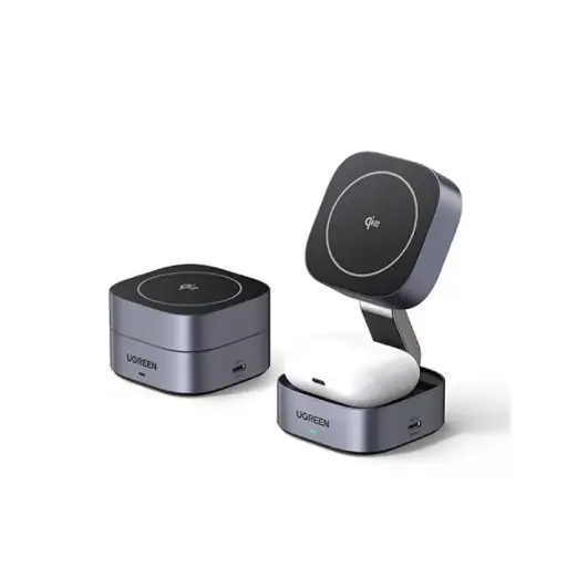 [0004389] UGREEN W702 (35316) 15W 2-in-1 Magnetic Wireless Charger