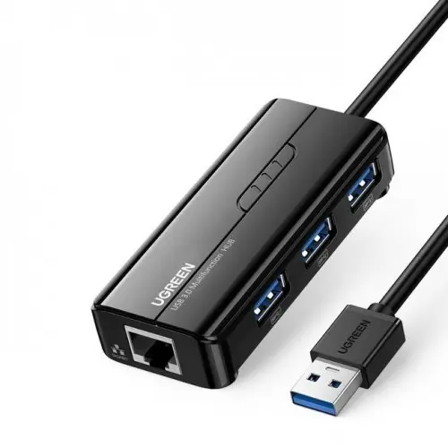 UGREEN USB 3.0 Hub with Gigabit Ethernet Adapter #20265  