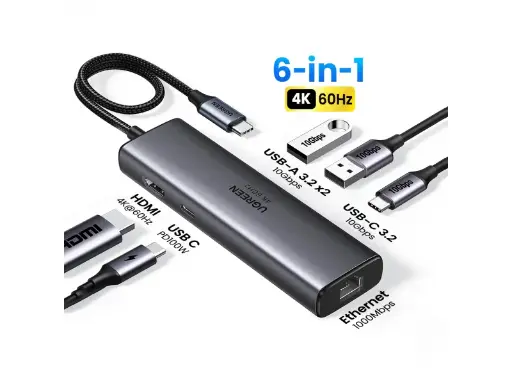 [0004408] UGREEN 6-IN-1 USB C DOCKING STATION CM512 (45000)