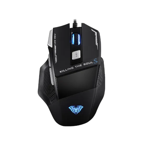 [0000251] AULA S12 Wired Optical Gaming Mouse Black