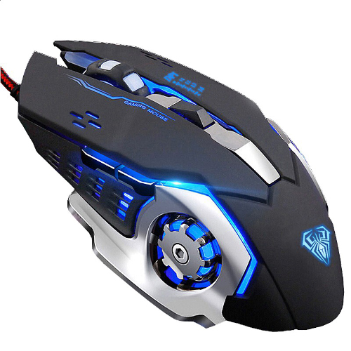 [0000254] AULA S20 Wired Optical Gaming Mouse Black 