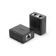 [06479] UGREEN CM210 (50923) RJ45 Splitter Adapter 2 Pack - Black