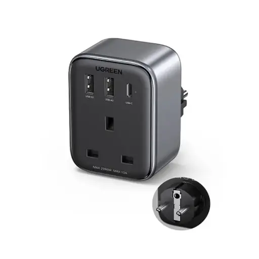 [0004550] UGREEN CD314 (15290) 4-in-1 Travel Plug Adapter