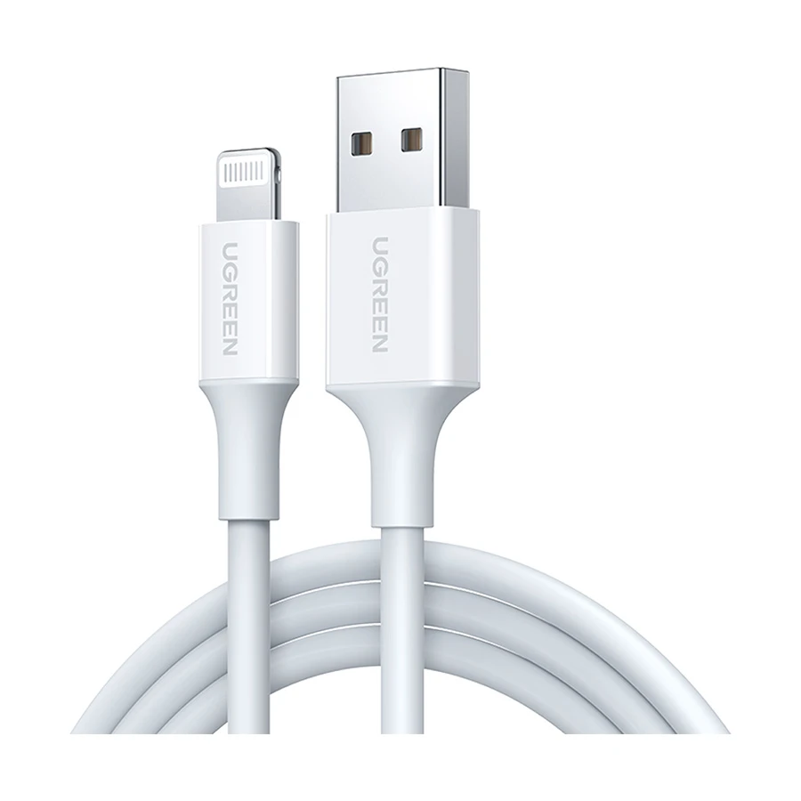 UGREEN US155 (20728) USB Male to Lightning White Data Cable
