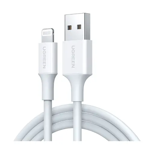 [0004587] UGREEN US155 (20728) USB Male to Lightning White Data Cable