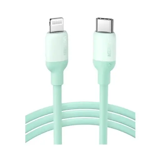 [0004591] UGREEN US387 (20308) USB-C to Lightning Silicone Cable 1m (Green)