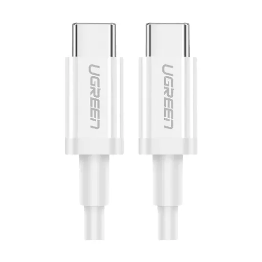 [06909] UGREEN USB Type-C Male to Male 1 Meter White Data Cable # 60518