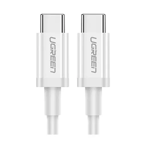 [0002261] UGREEN 60520 USB Type-C Male to Male, 2 Meter, White Charging & Data Cable # 60520