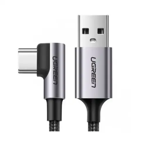 [0004616] UGREEN US284 Right Angle 90° TypeA 2.0 To Type-C 2M Cable #50942