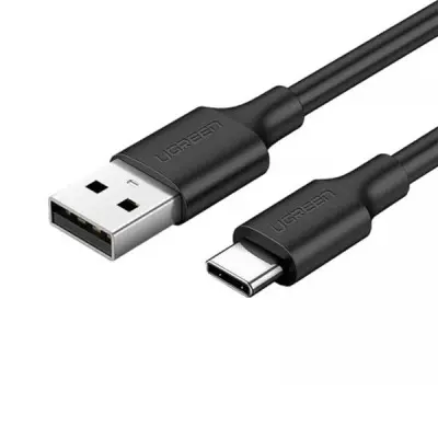 [0004619] UGREEN 60118 USB-A 2.0 to USB-C Cable Nickel Plating 2m (Black) #US287