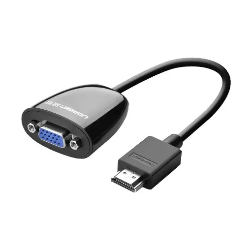 [0004689] UGREEN MM105 (40253) HDMI Male to VGA Female Black Converter # 40253