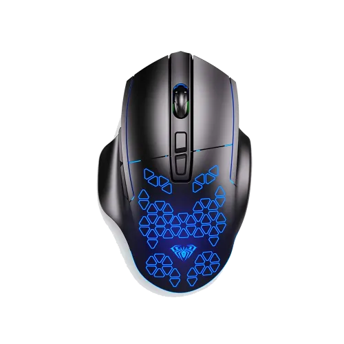 [0000282] AULA F812 Wired RGB Gaming Mouse Black